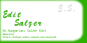 edit salzer business card